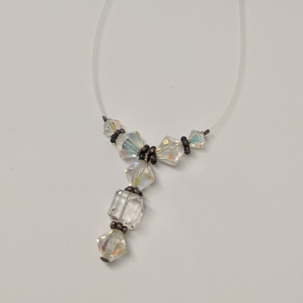 Crystal bead necklace